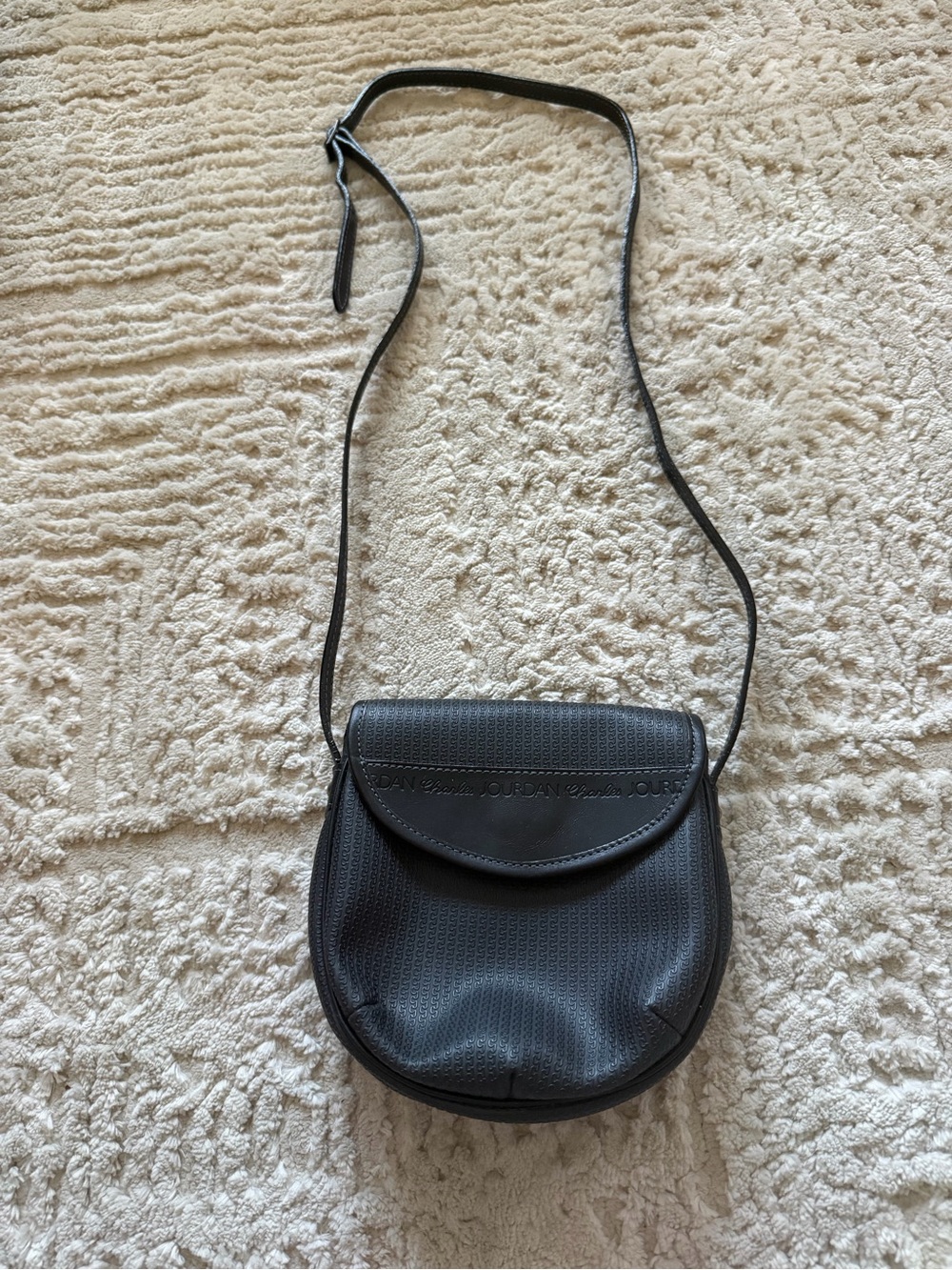 Charles Jourdan Black Crossbody Shoulder Bag